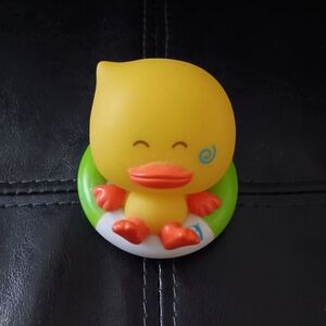 3/$10 🌟 Blue Box Yellow Ducking Ducky Duck Bath Water Tub Temperature Toy